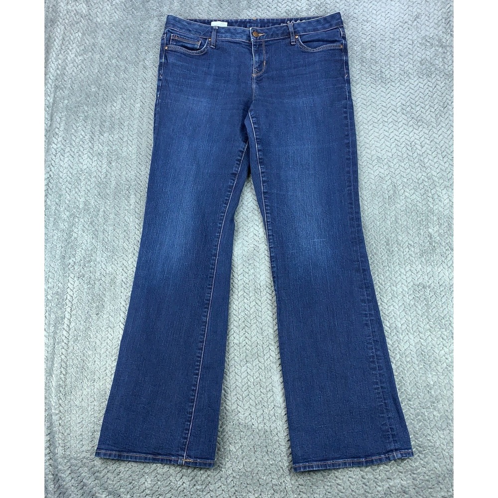 Gap 1969 Perfect Boot Jeans Women's Size 33XL Blue Stretch 36x34‎
